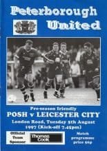 Peterborough United v Leicester City 05-Aug-1997