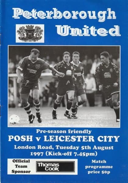 Peterborough United v Leicester City 05-Aug-1997