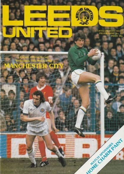 Leeds United v Manchester City 10-Mar-1982