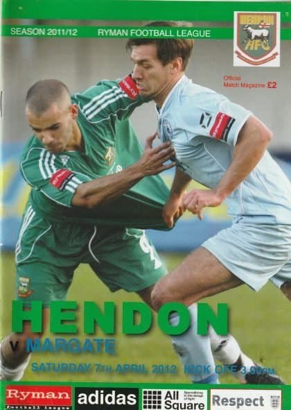 Hendon v Margate  07-Apr-2012