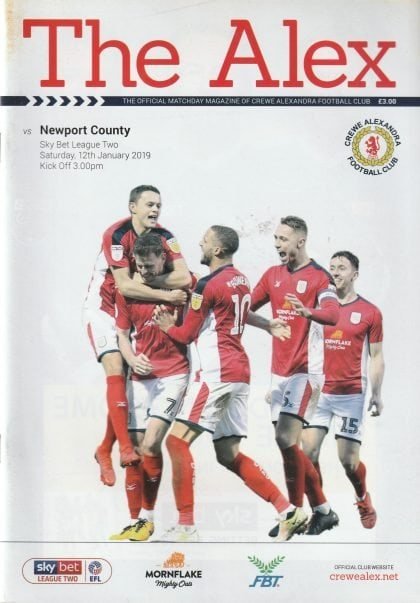 Crewe Alexandra v Newport County 12-Jan-2019