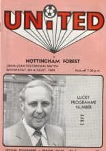 Dundee United v Nottingham Forest 08-Aug-1984
