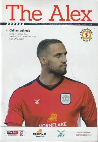 Crewe Alexandra v Oldham Athletic  08-Dec-2018