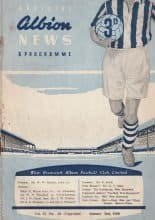 West Bromwich Albion v Preston North End 02-Jan-1960