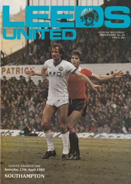 Leeds United v Southampton  17-Apr-1982