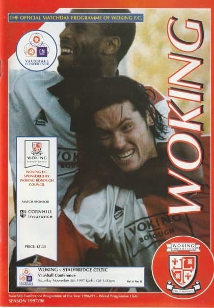 Woking v Stalybridge Celtic   08-Nov-1997