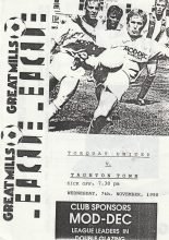 Torquay United v Taunton Town 07-Nov-1990