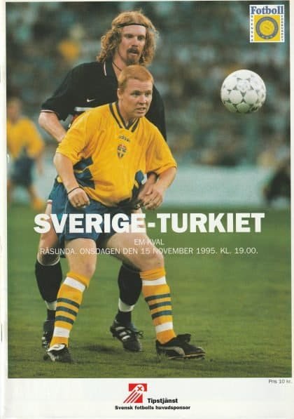 Sweden v Turkey  15-Nov-1995