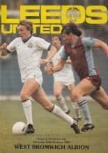 Leeds United v West Bromwich Albion  17-Oct-1981