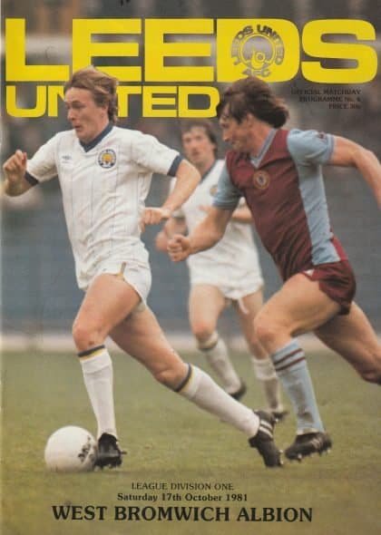 Leeds United v West Bromwich Albion  17-Oct-1981