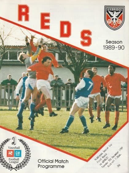 Uxbridge v Wembley  05-Dec-1989