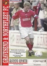 Gravesend & Northfleet v Woking  15-Feb-2003