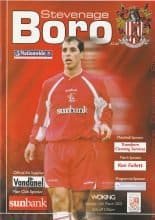 Stevenage Borough v Woking 15-Mar-2003