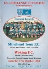 Minehead Town v Woking 17-Oct-1998