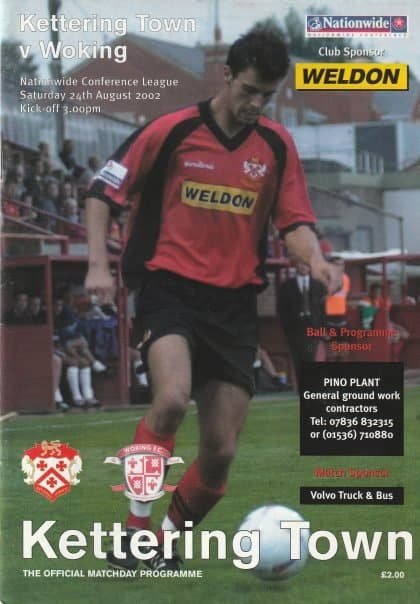 Kettering Town v Woking   24-Aug-2002