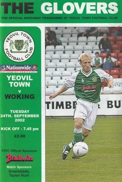 Yeovil Town v Woking  24-Sep-2002