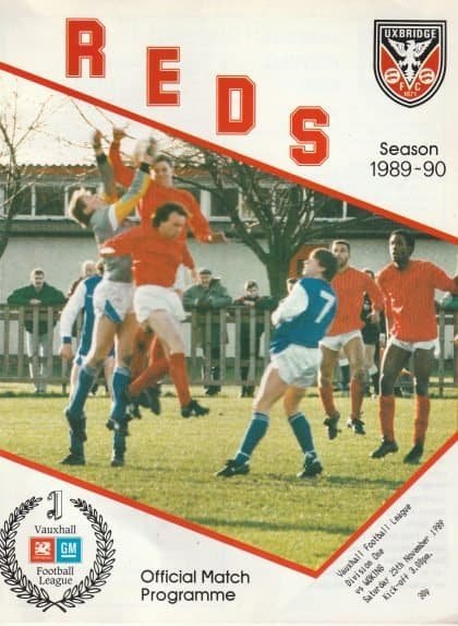 Uxbridge v Woking 25-Nov-1989
