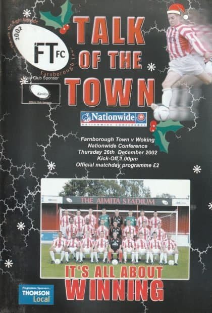 Farnborough Town v Woking  26-Dec-2002