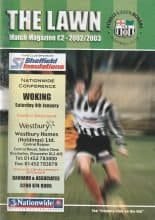 Forest Green Rovers v Woking 04-Jan-2003