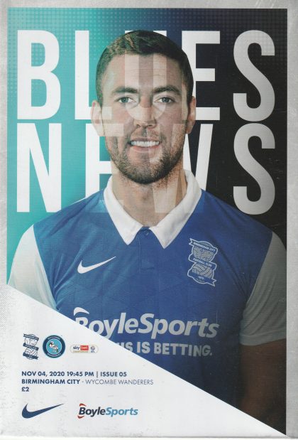 Birmingham City v Wycombe Wanderers  04-Nov-2020