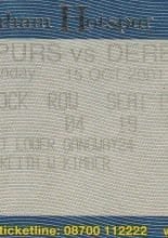 Tottenham Hotspur v Derby County 15-Oct-2001