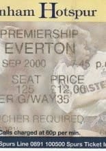 Tottenham Hotspur v Everton 05-Sep-2000