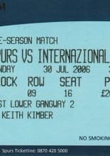 Tottenham Hotspur v Inter Milan 30-Jul-2006