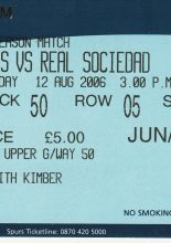Tottenham Hotspur v Real Sociedad  12-Aug-2006