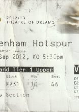 Manchester United v Tottenham Hotspur 29-Sep-2012