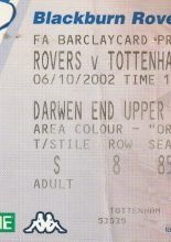 Blackburn Rovers v Tottenham Hotspur 06-Oct-2002