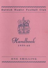 Dulwich Hamlet Official Handbook 1959-60