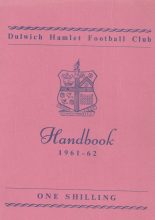Dulwich Hamlet Official Handbook 1961-62