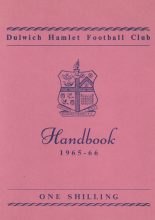 Dulwich Hamlet Official Handbook 1965-66