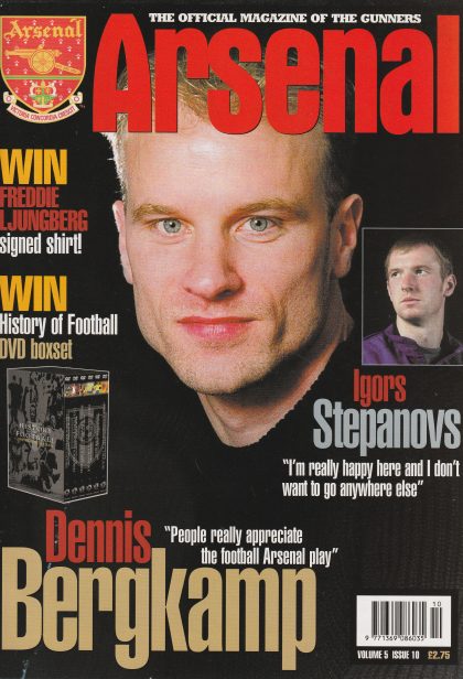 Arsenal Official Magazine vol 5 no 10