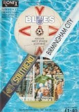 Southend United v Birmingham City 27-Jan-1993