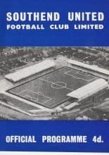 Southend United v Bournemouth 08-Sep-1962