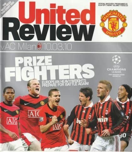 Manchester United v AC Milan 10-Mar-2010