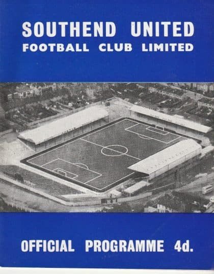 Southend United v Brighton & Hove Albion 03-Nov-1962