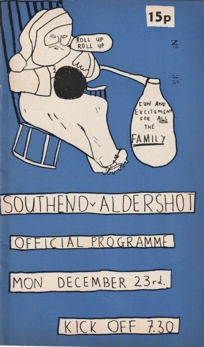 Southend United v Aldershot  23-Dec-1974