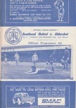 Southend United v Aldershot 27-Dec-1966
