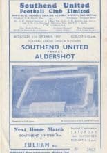 Southend United v Aldershot 11-Sep-1957