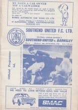 Southend United v Barnsley   30-Sep-1966