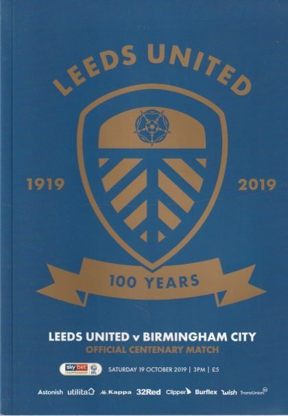 Leeds United v Birmingham City  19-Oct-2019