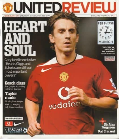Manchester United v Birmingham City 05-Feb-2005