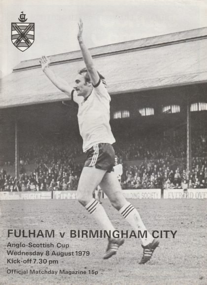 Fulham v Birmingham City  08-Aug-1979