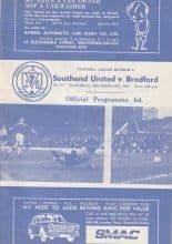 Southend United v Bradford Park Avenue   25-Feb-1967