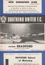 Southend United v Bradford Park Avenue 02-Oct-1967