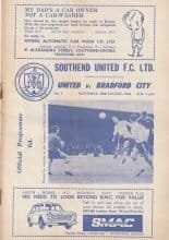 Southend United v Bradford City  20-Aug-1966