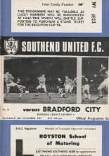 Southend United v Bradford City  25-Nov-1967