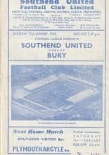Southend United v Bury 31-Jan-1959